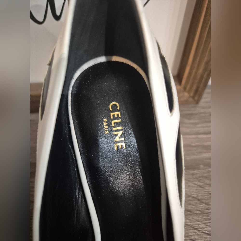 New Celine Zebra Pump Shoes Size.5.5 EU, 6 US, Authentic - Picture 6 of 9